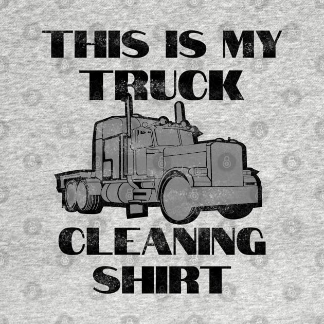 Truck Cleaning and Driver Gift Road Cowboy Highway by DHdesignerPublic